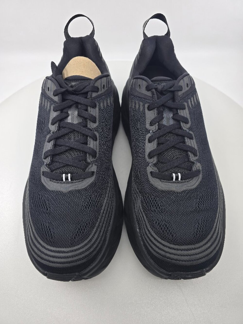 HOKA BONDI6 WIDE / BLACK / 9.5 2E AND 10 2E